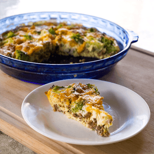 sausage-quiche